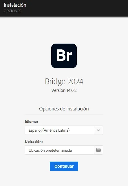 adobe bridge 2024 instalar