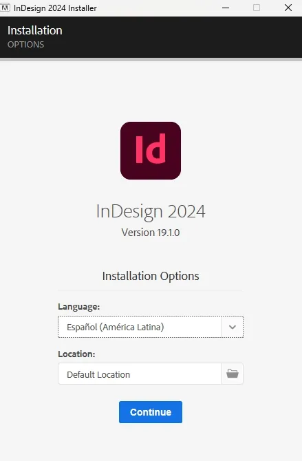 adobe indesign 2024 instalar