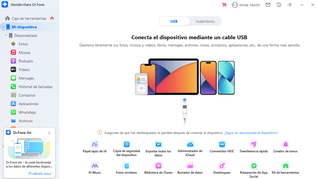 Wondershare Dr.Fone 2025 full español gratis