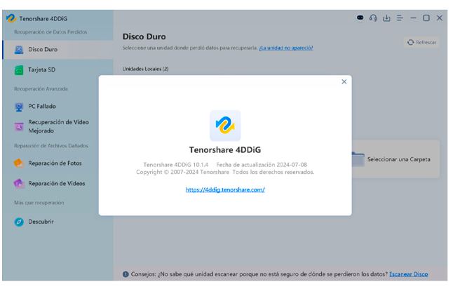 Tenorshare 4DDiG 2025 gratis