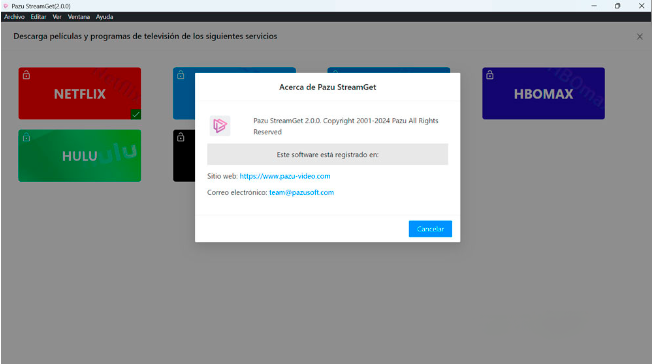 descargar Pazu StreamGet 2025 Full gratis