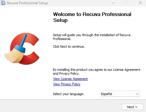 Recuva Professional Full Gratis