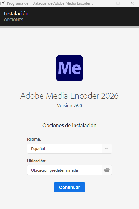 adobe media encoder 2026