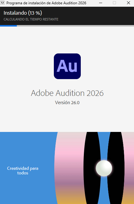 programa de instalacion de adobe audition 2026 full
