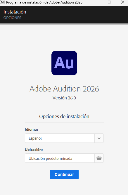 Adobde audition 2026 gratis
